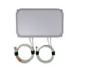 2.4/5 GHz 8 dBi Directional Antenna with 4 RPTNC Male Connectors and Articulating Mount