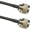 1 ft 195 Series Cable Assembly with N Male - N Male Connectors