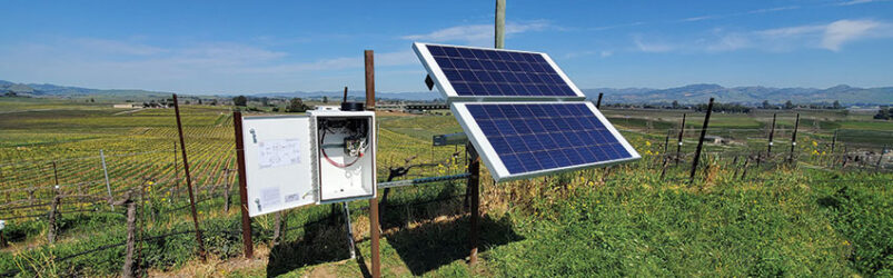 Ventev Helps Vineyard Improve Operations with Wi-Fi Solar System & Battery Test Remote Monitor